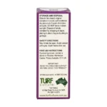 Back view of Coliseum Herbicide 25g packaging showing usage instructions, safety information, and product details.