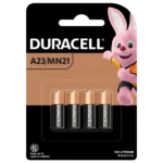 Duracell Specialty A23/MN21 Alkaline Battery 4 Pack in packaging