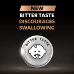 Duracell Specialty 2025 Coin Battery with bitter taste coating to discourage swallowing.