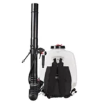 Back of Guarany Granule Applicator ULV-LV Nebuliser 11L showing harness and tank details on white background