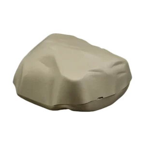 Landscape Rat Bait Station with natural rock-like design for discreet outdoor rodent control.