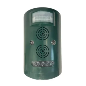 Pestrol 360 Elite Solar Animal Bird Repeller with motion sensor and strobe lights.