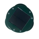 Top view of Pestrol 360 Elite Solar Animal Bird Repeller with integrated solar panel for outdoor charging.