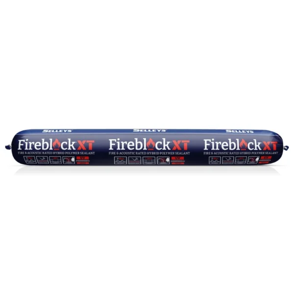 Selleys Fireblock XT Hybrid Polymer Fire Sealant 600ml sausage pack front view on white background