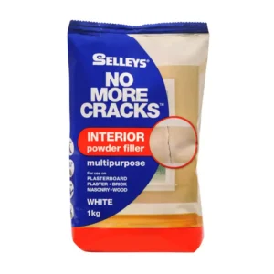 Selleys No More Cracks Interior Powder Filler 500g container – front view on white background