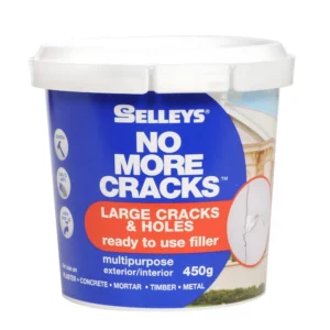 Selleys No More Cracks Large Cracks & Holes 450g tub – front view on white background
