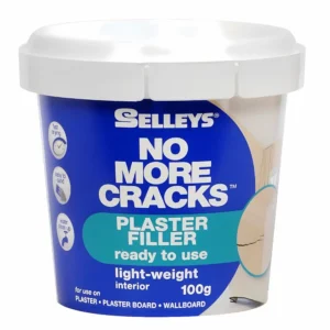 Selleys No More Cracks Plaster Filler 100g tube – front view on white background