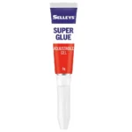 Selleys Super Glue Adjustable Gel 3g tube only on white background