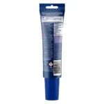 Rear of Selleys Wet Area Silicone Sealant White 90ml showing instructions and safety details