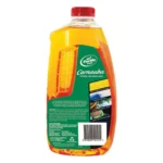 Back view of Turtle Wax Carnauba Crystal Car Wash & Wax 2L bottle showing instructions and product info on white background