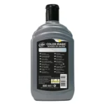 Back view of Turtle Wax Color Magic Prestige Silver Wax FG52710 500ml bottle showing usage .
