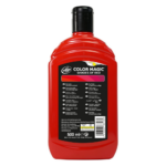 Turtle Wax Color Magic Radiant Red Wax FG52710 500ml back label view on white background.