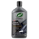 Front of Turtle Wax Hybrid Solutions Ceramic Acrylic Black Polish 414ml bottle on white background
