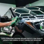 Turtle Wax Ceramic Graphene Paste Wax Kit with infographic highlights showing ceramic protection, graphene durability, and deep shine on white background