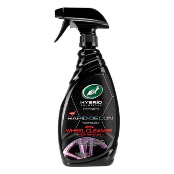 Front of Turtle Wax Hybrid Solutions Pro All Wheel Cleaner & Iron Remover 680ml bottle on white background