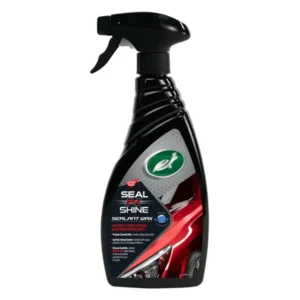 Front view of Turtle Wax Ice Seal N Shine Sealant Wax 473mL spray bottle on white background