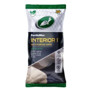 Front view of Turtle Wax Interior 1 Multi-purpose Wipes 24-pack on a white background
