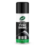 Front view of Turtle Wax Wet Look Tyre Shine 350g can on a white background