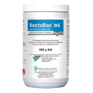 Front of Vectolex WG Biological Larvicide 500g container on a white background