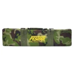 Front view of Pestrol Fire Fighting Tool Set 6 Pieces camouflage carry bag on white background.