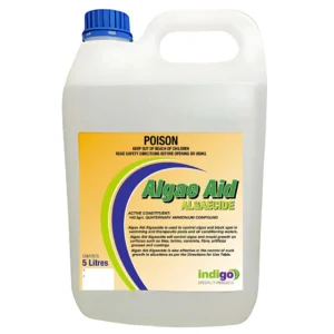 Indigo Agritec Aquatic Algaecide 5L front label on white background