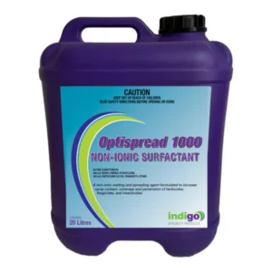 Indigo Optispread 1000 Non-Ionic Surfactant 20L front view on white background