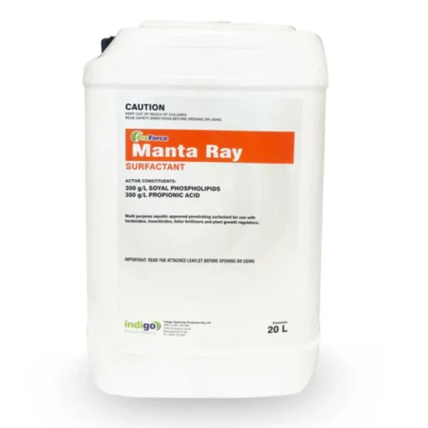 Indigo ProForce Monterey Aquatic Surfactant 20L front label on white background