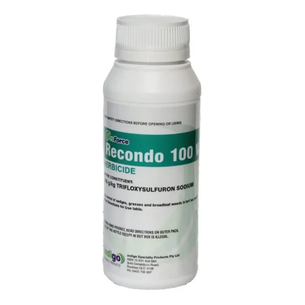 Front view of Indigo ProForce Recondo 100WG Herbicide 100g pack