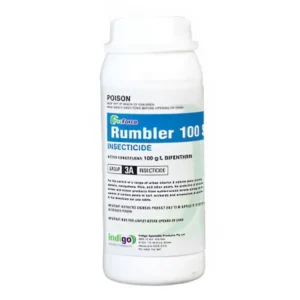 Front view of Indigo ProForce Rumbler 100SC Insecticide 1L bottle