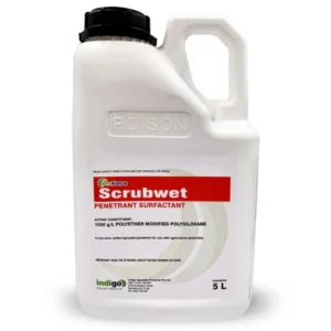 Indigo ProForce Scrubwet Penetrant Surfactant 5L front label on white background