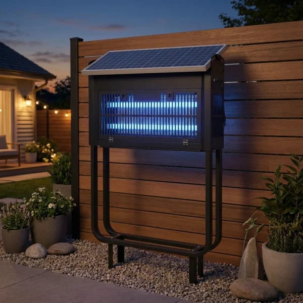Executioner Solar Bug Zapper – solar-powered insect control for gardens and outdoor areas