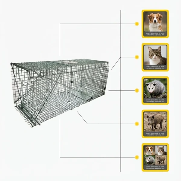 Heavy Duty Animal Trap XXL - Large Selection of Animal Traps.