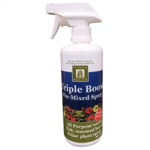 Plant of Health Triple Boost Fertiliser 500ml RTU: all-purpose, pre-mixed spray for vigorous growth, lush foliage, and plant health.