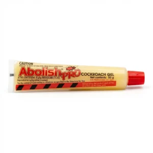 Abolish Pro Cockroach Gel 50g tube, a professional pest control solution with Indoxacarb for effective cockroach eradication.