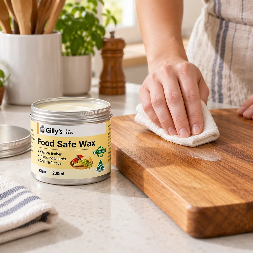 GILLY'S Food Safe Wax 200ml | Clear Timber Wax